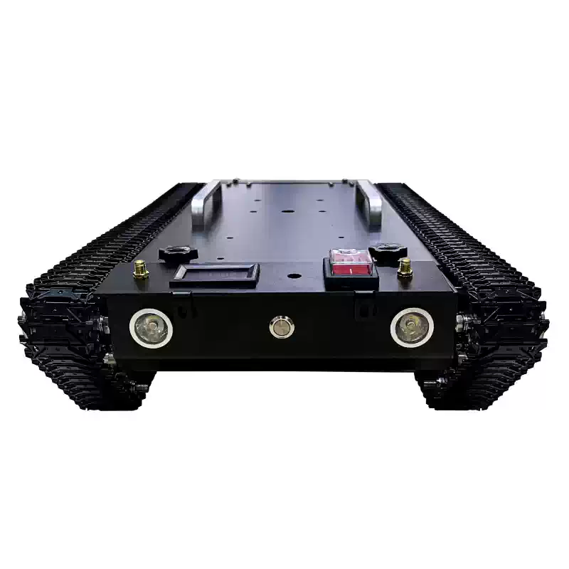 All-Metal Tracked Tank Chassis Off-Road စက်ရုပ်