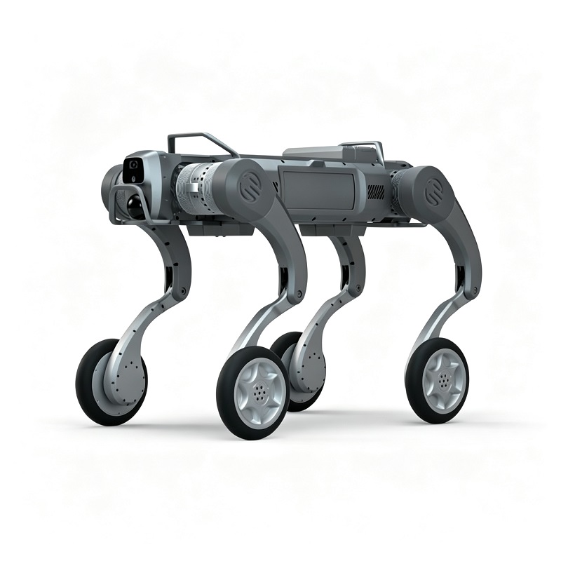 Hybrid Wheel-Leg Robot Chassis လေးပုံတစ်ပုံ စက်ရုပ်ခွေး