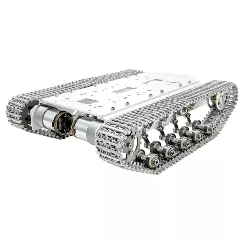 Metal Shock Absorbing Tracked Robot Chassis