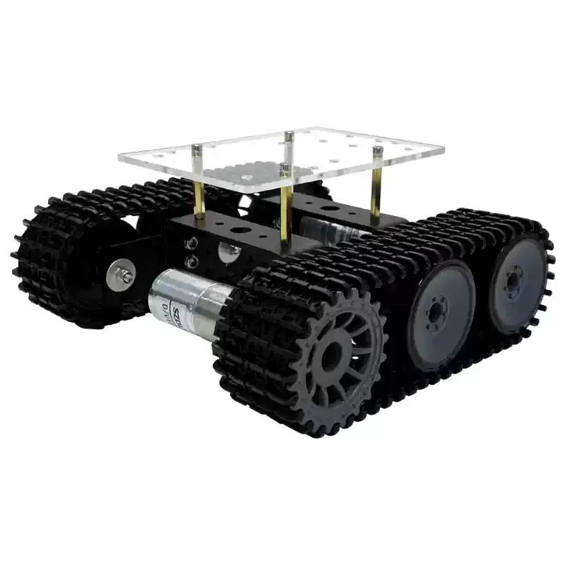 Smart Electric Tracked Chassis DIY စက်ရုပ်ကိုယ်ထည်